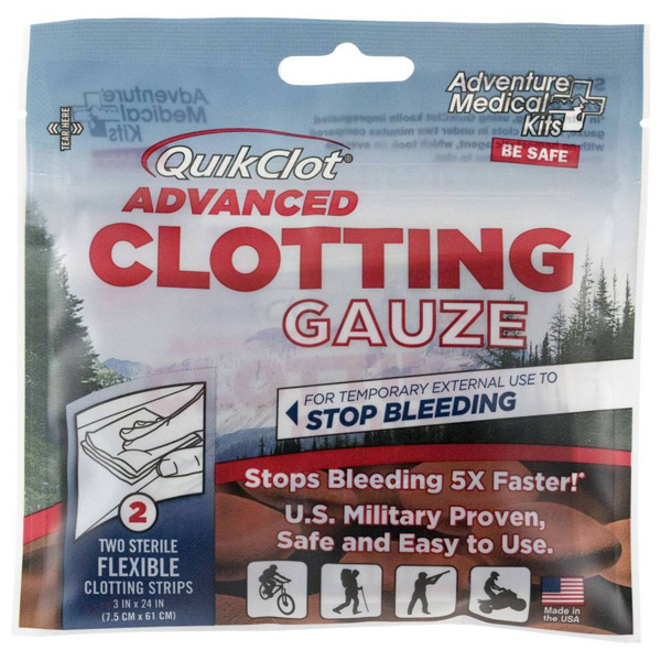 Adventure Medical Kits QuikClot Advanced Clotting Gauze 1 Adventure Medical Kits QuikClot Advanced Clotting Gauze