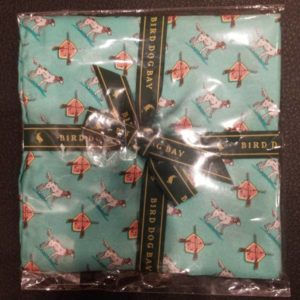 Bird Dog Bay Setter Shield Pocket Square - Mint