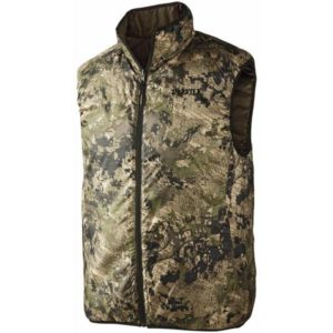 Arvik Reversible Waistcoat Shooting Vest - Ground Forest Camo