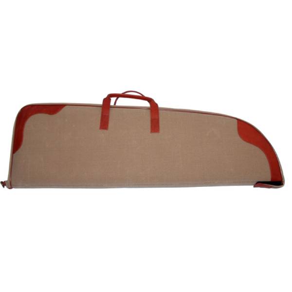 TR Imports Premium Tan Canvas and Cordovan Leather Breakdown Shotgun Case 1 TR Imports Premium Tan Canvas and Cordovan Leather Breakdown Shotgun Case