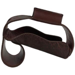 African Game Elephant Hide Wine Bottle Holder/Pourer - Brown