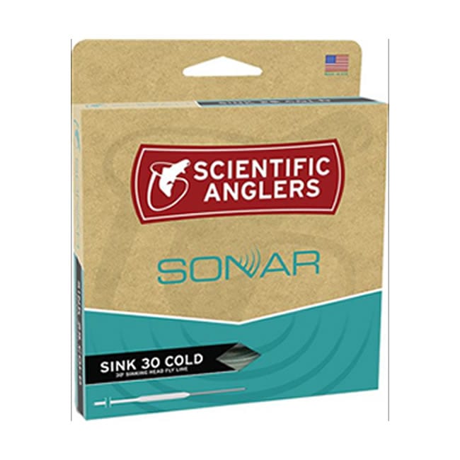Scientific Anglers Sonar Sinking-Head 30 Cold Water Fly Fishing Line 1 Scientific Anglers Sonar Sink 30 Cold Fly Line