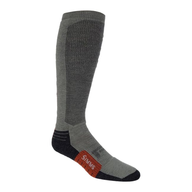 Simms Guide Midweight OTC Socks - Gunmetal 1 Simms Guide Midweight Over-The-Calf Sock