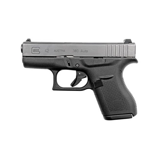 Glock G42 .380 ACP 3.25" 6+1 FS Poly Grip Handgun 1 Glock G42 .380 ACP