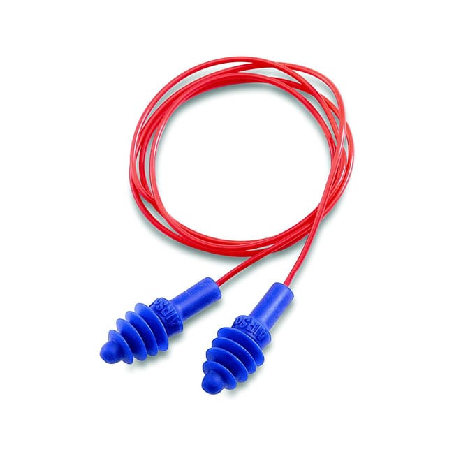 Howard Leight AirSoft Flanged Corded Reusable Earplugs 1 Howard Leight AirSoft Corded Ear Plugs