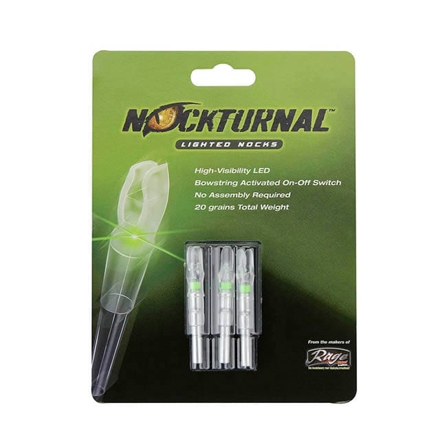 Nockturnal FIT Lighted Nocks - Blue/Green Strobing Light 1 Nockturnal Universal Fit Lighted Nocks
