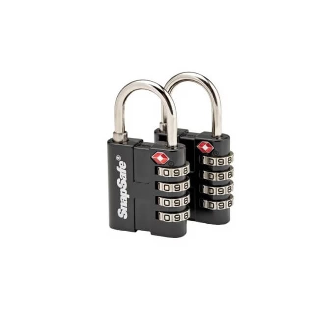 SNP TSA PADLOCK 2-PACK 1 Snap Safe by Hornady TSA Combination Padlock, 2 Pack