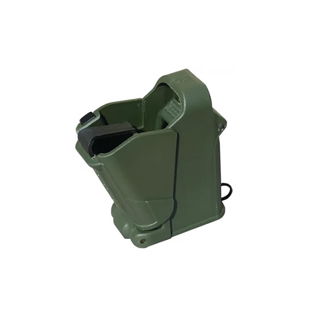 Maglula UpLULA Universal Pistol Magazine Loader - Dark Green 1 Maglula LULA 9mm to .45ACP Mag Loader Dark Green