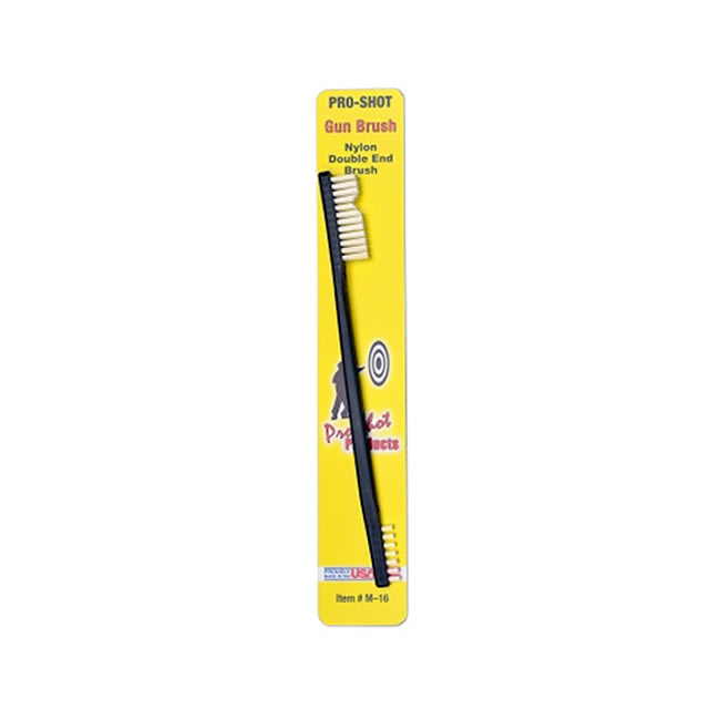 Pro-Shot Double-End Nylon Gun Brush 1 Pro-Shot M16 Gun Brush Double End Nylon