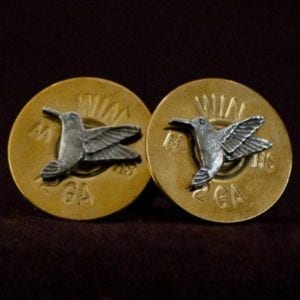 Famars 12 Gauge Winchester Brass Shotgun Shell Cufflinks