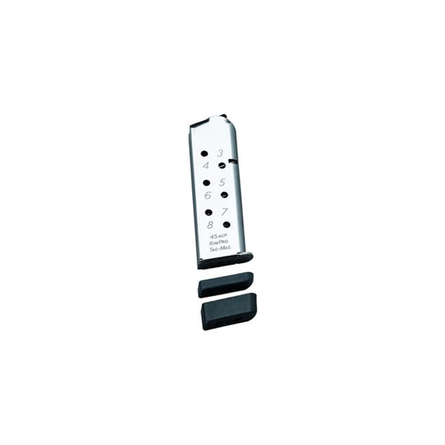 KIMBER 45ACP TAC-MAG 7RD STNLS 1 Kimber 1911 .45 ACP 8 Round Stainless Tac-Mag