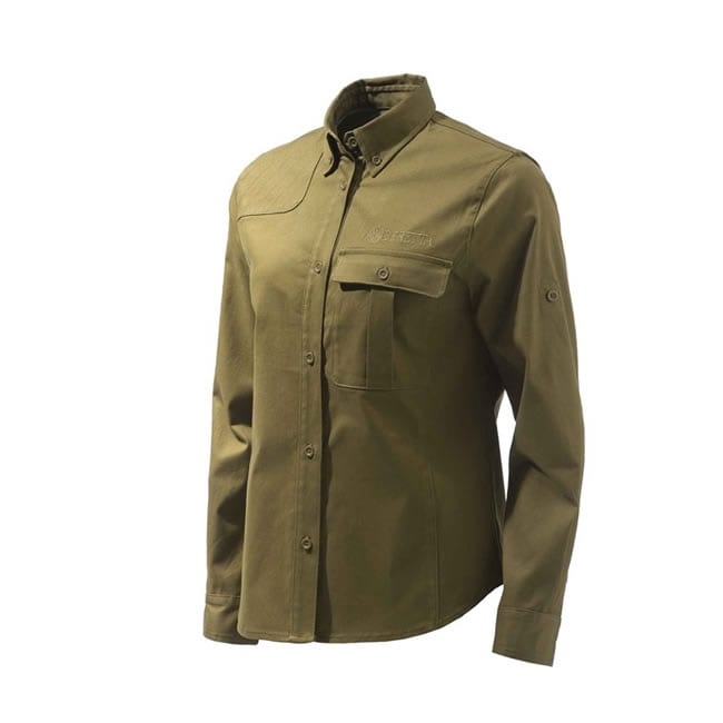 Beretta Women's TM Field Shirt - Hunting Brown 1 Beretta Hunting Brown Women's TM Field Shirt