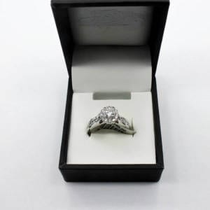 Diamond & White Gold Ring 14 KTW - 1.0 Carats