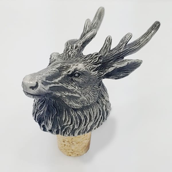 Beretta Deer Bottle Stopper, 2.5" 1 Beretta Deer Bottle Stopper 2.5"