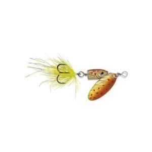 Blue Fox Flash Spinner 3/16, Lure Black Chartreuse