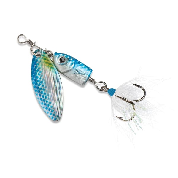 Blue Fox Flash Spinner Lure, 3/16oz - Blue Shad 1 Blue Fox Flash Spinner, 3/16 Blue Shad
