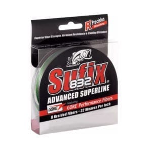 Sufix 832 Advanced Superline Braided, 20lb Fishing Line - Green
