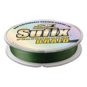 Sufix Performance 40lb Braid, 150yds - Lo-Vis Green