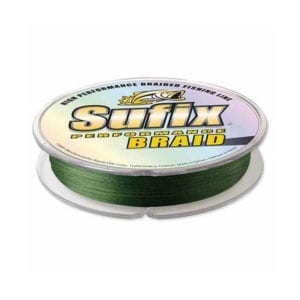 Sufix Performance Braid 50lb, 150yd Low Vis Green