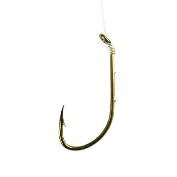BAITHOLDER SNELL #6 BRONZE 1 Eagle Claw Baitholder Snell Fish Hook, Bronze