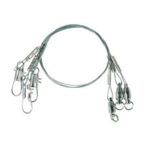 Eagle Claw Steel Leader with Ball Bearing Swivel