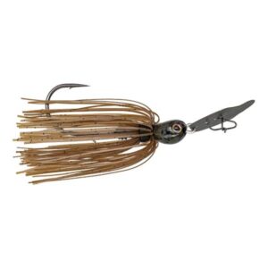 Strike King Thunder Cricket Vibrating Swimjig - Green Pumpkin