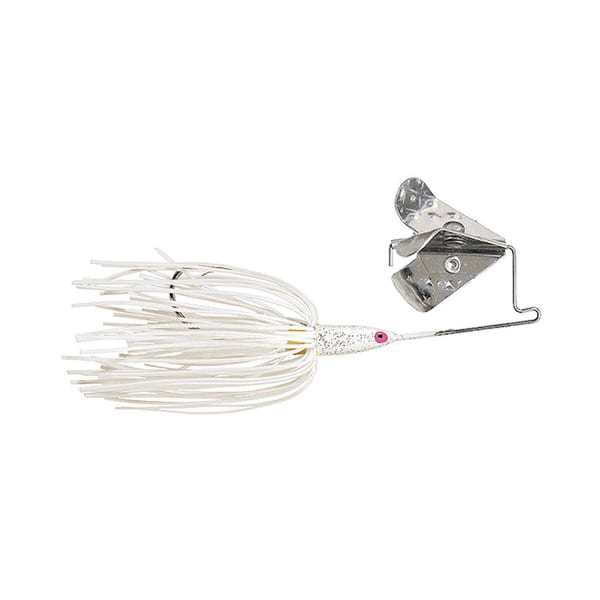 Strike King Tri-Wing Buzz King 1/8oz - White 1 Strike King Tri-Wing 1/8oz Buzz King White