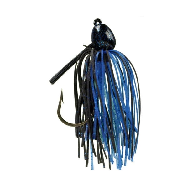 Strike King Bitsy Bug 1/4oz - Black/Blue 1 Strike King Bitsy Bug 1/4oz Black Blue