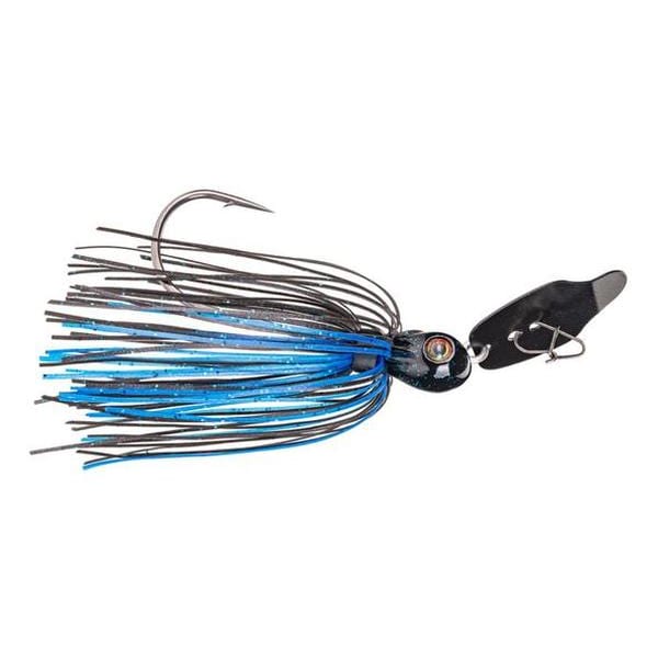 Strike King Thunder Cricket 1/2oz - Black/Blue 1 Strike King Thunder Cricket, 1/2oz Vibrating Jig