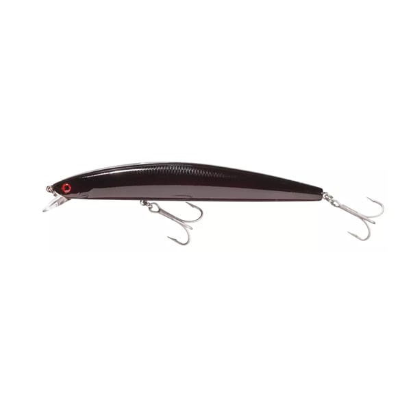 Daiwa Salt Pro Minnow DSPM13F Black Purple 1 Daiwa Salt Pro Minnow 5.125” Hard Bait - Black Purple