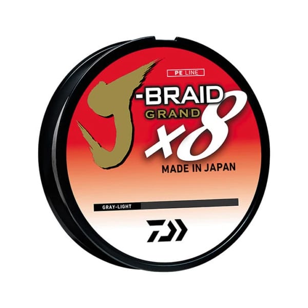 DAIWA JBRAID X8 10lb 150yd GL 1 Daiwa JBGD8U10-150GL, 150yd J-Braid Grand x8 Gray Line