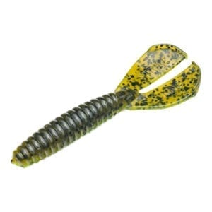 Strike King Rage Tail Twin Tail Menace 4" Grub Green