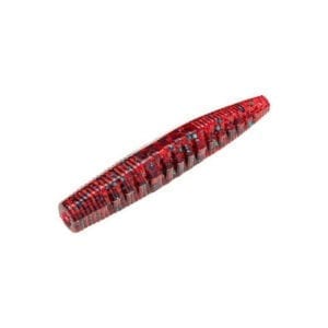 Strike King Ned Ocho, 2.5" Worm - Red Bug