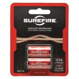 SureFire SF123A Batteries, 2-Pack