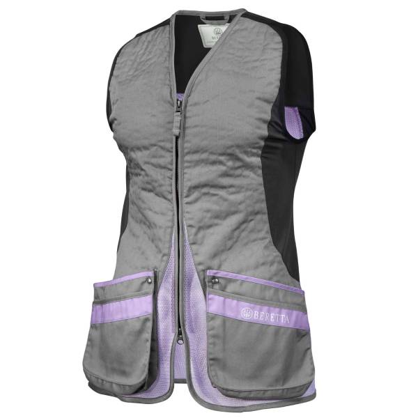 beretta womens silver pigeon evo vest grey and lavender 1 Beretta Women's Silver Pigeon EVO Vest - Grey & Lavender
