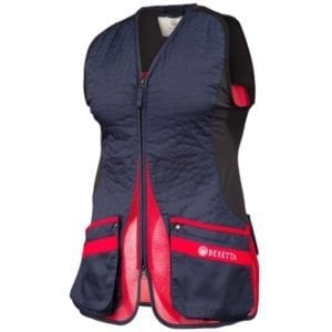 Beretta Women's Silver Pigeon EVO Vest - Blue Total Eclipse & Red