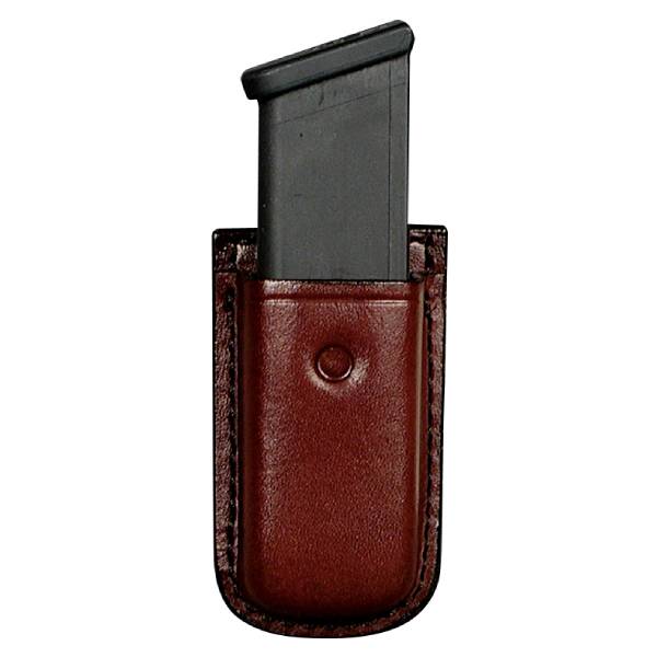 Don Hume D417 Clip-On Leather Magazine Holder - Saddle Brown 1 Don Hume D417 Clip-On Leather Magazine Holder - Saddle Brown