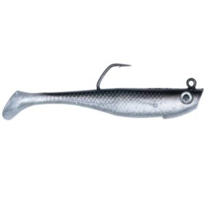 Hogy Lure Company 3.5″ (1oz) Protail Paddle Lure - PT Black Silver