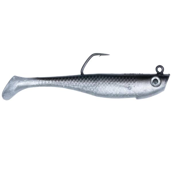 Hogy Lure Company 3.5" (1oz) Protail Paddle Fishing Lure - PT Black Silver 1 Hogy Lure Company 3.5″ (1oz) Protail Paddle Lure - PT Black Silver