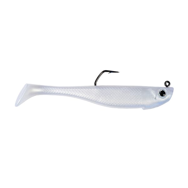Hogy Lure Company 3.5" (1oz) Protail Paddle Fishing Lure - PT Bone 1 Hogy Pro Tail 3.5" 1OZ Paddle UV Bone Lure
