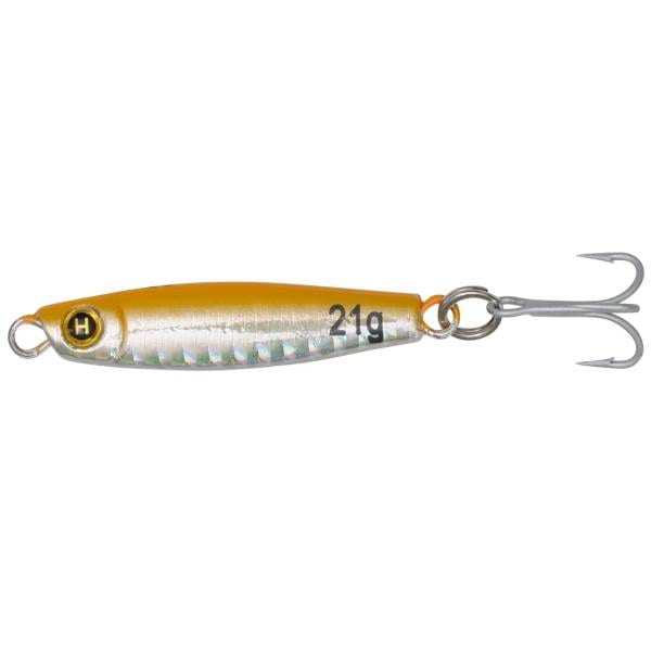 Hogy Lure Company 2" (3/4oz) Heavy Minnow Jig VMC Treble Fishing Lure - HM Shrimp 1 Hogy Lure Company Heavy Minnow Jig VMC Treble - HM Shrimp
