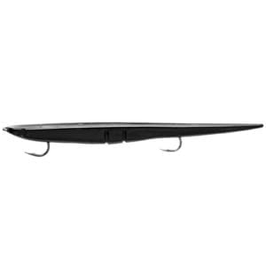 Lunker City Rigged Slug-Go Lure, 9" - Black