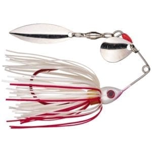 Strike King Bleeding Bait Mini-King, 1/8oz - Bleeding White/Red