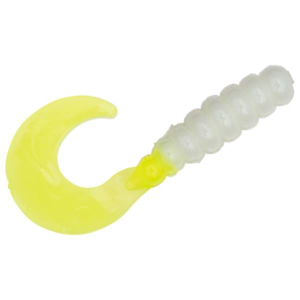 Strike King Mr. Crappie Grub - Refrigerator White 1 Strike King Mr. Crappie Grub - Refrigerator White