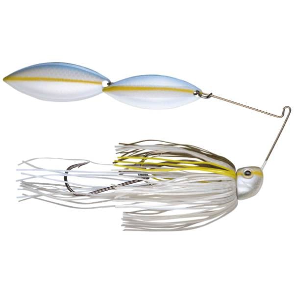 Strike King Tour Grade Spinnerbait 1st Gen Willow/Willow Fishing Lure, .5oz - Sexy Blue Back Herring 1 Strike King Tour Grade Spinnerbait 1st Gen Willow/Willow Lure, 1/2oz - Sexy Blue Back Herring