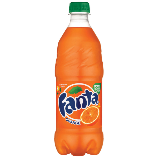 Drinks 3 Fanta Orange Soda