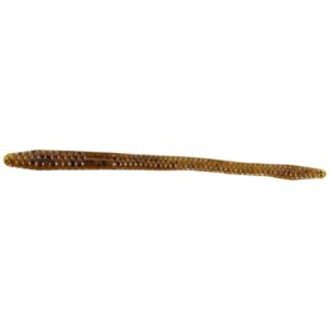 Zoom Finesse Worm Lure - Green Pumpkin