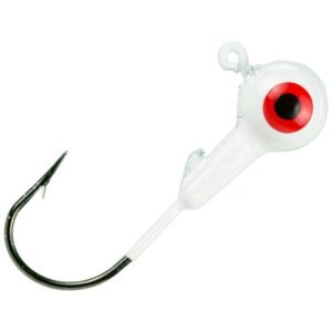 Strike King Mr. Crappie Jig Head, 1/8oz - Refrigerator White