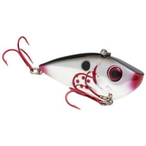 Strike King Red Eyed Shad Hard Bait Lure - Bleeding Chrome Black Back