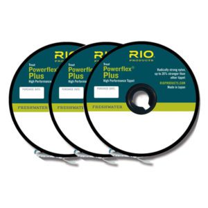 RIO Powerflex 0x 1x 2x Plus Tippet 3PK
